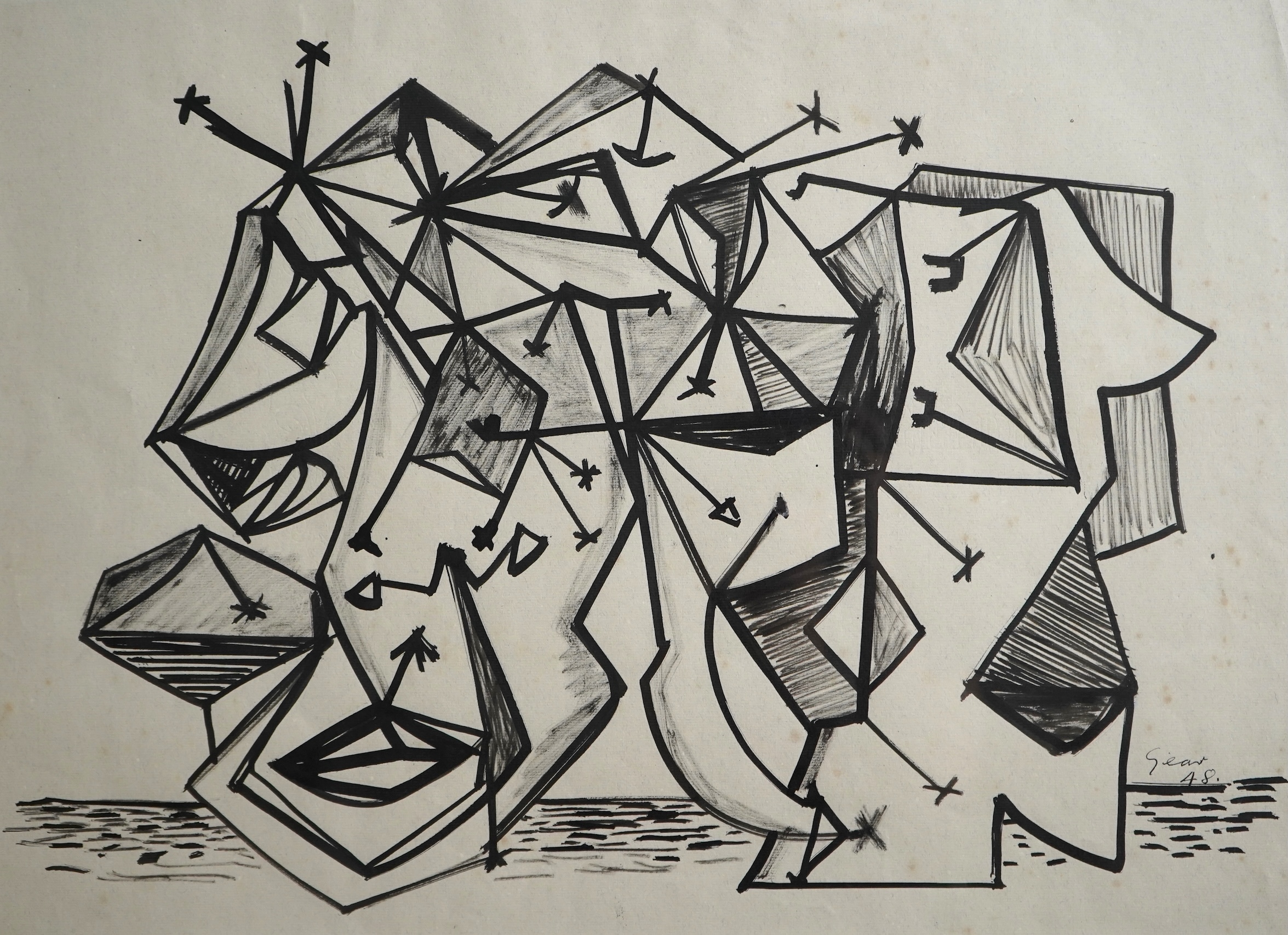 William Gear RA RBSA, 1915-1997, 'Untitled 1948'